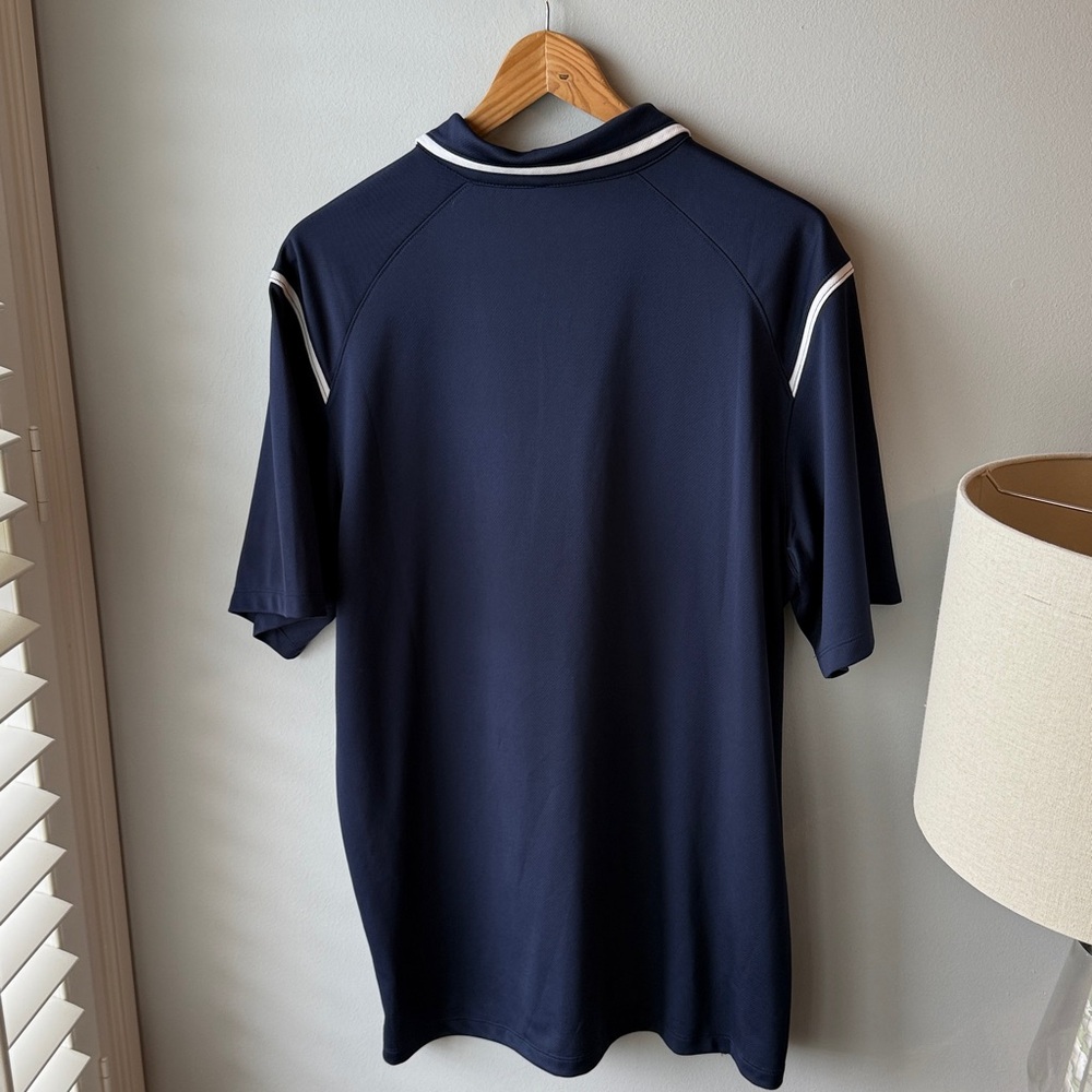 Nike Men’s Dri Fit Navy Blue and White Polo - Picture 7 of 7